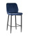 Стул полубарный Лоренс велюр синий (Стул полубарный Лоренс синий)