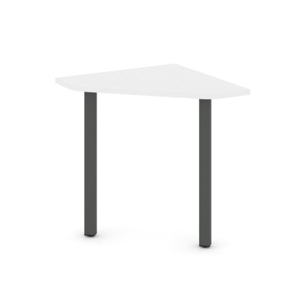 Угловой элемент стола SN-5.USP-021 (800х800х750) (Белый/Металл Антрацит)