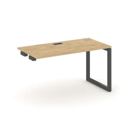 Стол-приставка к опорным элементам SN-5O.OPRS-013 (1380х700х750) (Тиквуд Светлый/Металл Антрацит)