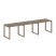 Рабочая станция Metal System Style БО.СМ-3.1 3000x720x750 (Дуб Наварра/Серый металл)