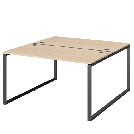 Бенч двойной на 2 рабочих места Арго-М АМБ.О-005.60 1800x1236x760 (Бук/Антрацит)