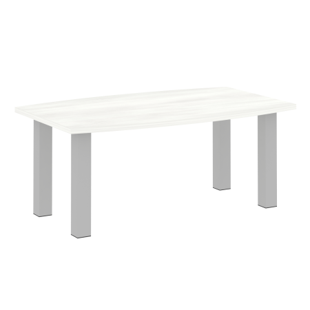 Стол переговорный LT.SP3 1800x1100x750 (Снежная Патина/Серый металл)