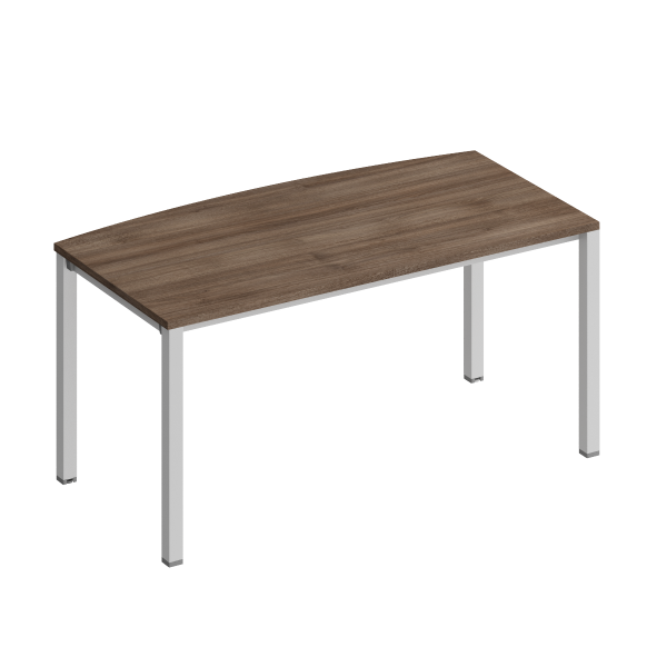 Стол руководителя на металлокаркасе КФ Комфорт КФ К.1141 1600x830x750 (Дуб шамони темныйСерый)