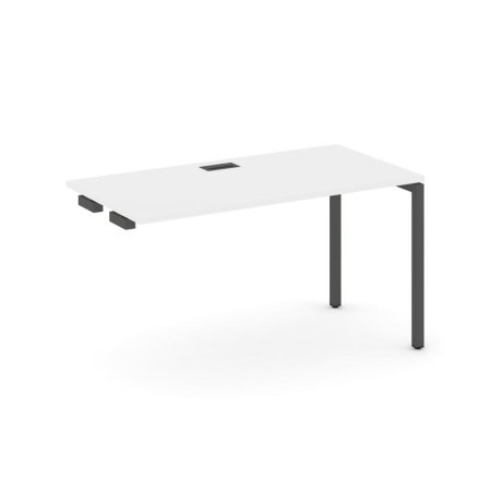 Стол-приставка к опорным элементам SN-4P.OPRS-014 (1580х700х750) (Белый/Металл Антрацит)