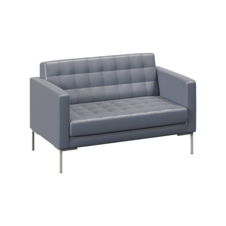Диван двухместный FR-DP-02 (Oregon 17/Металл Серый)