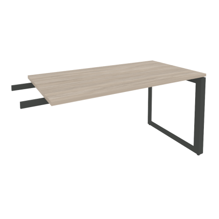 Брифинг-приставка на О-образном м/к Onix O.MO-BR-13 1380x720x750 (Дуб Аттик/Черный металл)