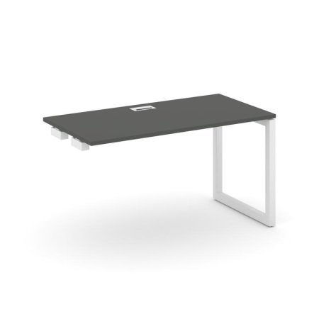 Стол-приставка к опорным элементам SN-5O.OPRS-013 (1380х700х750) (Антрацит/Металл Белый)