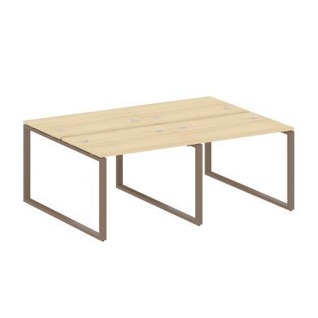 Рабочая станция Metal System Style БО.СМ-4.1 2000x1475x750 (Акация/Мокко металл)