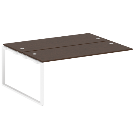 Проходной наборный элемент рабочей станции Metal System Style БО.ПРС-СП-2.5 1800x1475x750 (Венге Цаво/Белый металл)