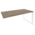 Стол-приставка на О-образном м/к к опорным элементам Onix O.MO-SPR-4.8 1580x800x750 (Тиквуд Светлый/Белый Металл)