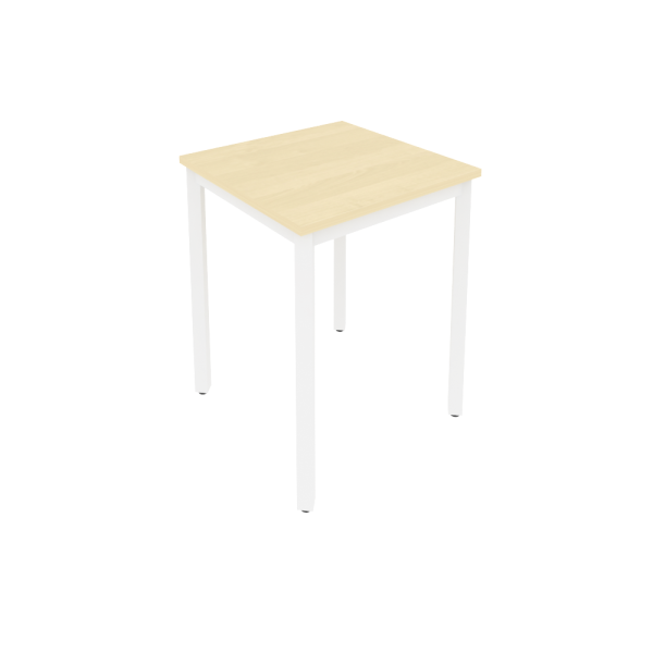 Стол письменный на металлокаркасе Slim С.СП-1.1 600x600x750 (Клен/Белый металл)