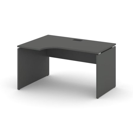 Стол рабочий эргономичный SN-D.SPA-011(L) (1380х700/980х750) (Антрацит)
