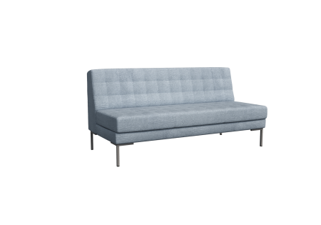 Диван без подлокотников трехместный FR-D-03 (Enzo 994/Металл Серый)