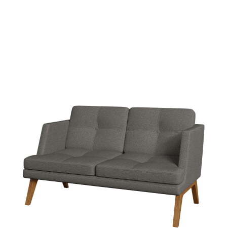 Диван офисный 2-х местный Беверли (Диван 2-местный bravo_v_grey)