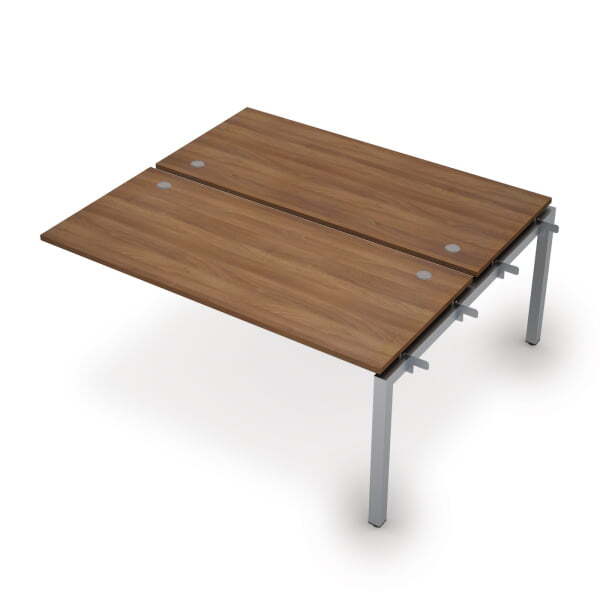 6МБС.5274 Бенч-система на 2 рабочих места, средний модуль (1600x1435x750) (Шамони темный/Алюминий матовый)