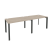 Рабочая станция на П-образном м/к Onix O.MP-RS-2.2.8 2360x800x750 (Тиквуд Темный/Белый Металл)
