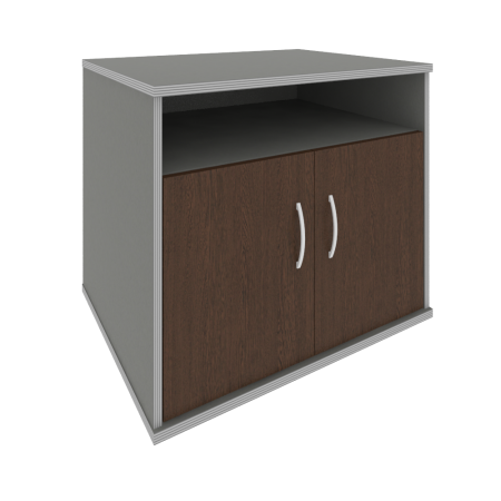 Тумба для оргтехники Riva А.ТМ-1-S 770x600x685 (Венге-Металлик)