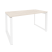 Стол рабочий на О-образном м/к Onix O.MO-SP-3.7 1380x720x750 (Тиквуд Темный/Белый Металл)