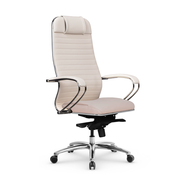 Кресло для руководителя Метта Samurai KL-1.04 MPES (Молочный)