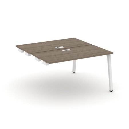 Стол-приставка к опорным элементам SN-5A.DPRS-004 (1580х1232х750) (Вяз Благородный/Металл Белый)