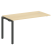 Проходной наборный элемент рабочей станции Metal System Style БП.ПРС-СП-1.3 1400x720x750 (Дуб Наварра/Серый металл)
