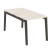 Рабочая станция на деревянных опорах Onix Wood OW.D.RS-2.0.8 780x1635x750 (Тиквуд Светлый/Дуб Темный)