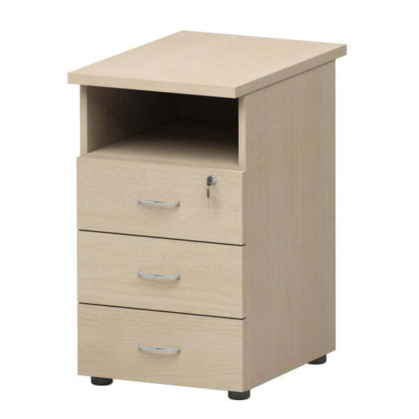 Тумба (стационарная с замком) Этюд Р20.18 432x600x750 (Дуб Шамони светлый)