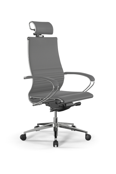 Кресло для руководителя Метта Samurai L2-7K - Infinity /Kc04/Nc04/K2cL/H2cL-3D(M26.B32.G25.W03) (Серый)
