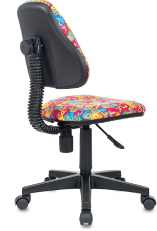 Кресло детское KD-4 мультиколор алфавит крестов. пластик (Мультиколор)