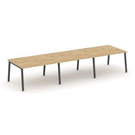 Стол переговорный SN-6A.SPRG-054.3 (4740х1180х750) (Тиквуд Светлый/Металл Антрацит)