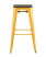 Стул барный TOLIX WOOD желтый (Стул барный Tolix желтый глянцевый)