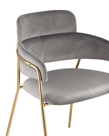 Стул Полин светло-серый (Стул Полин светло-серый)