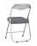 Стул складной ДЖОН металлик, серый (Стул складной Джон серый)
