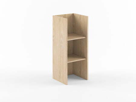 Стеллаж без верха и низа Born В-421 475x435x1136 (Дуб Девон)