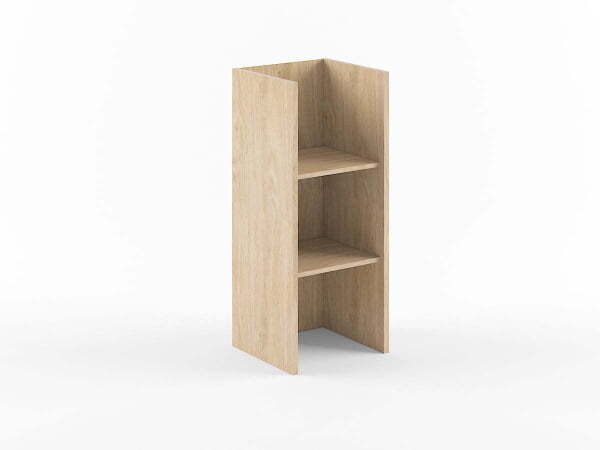 Стеллаж без верха и низа Born В-421 475x435x1136 (Дуб Девон)