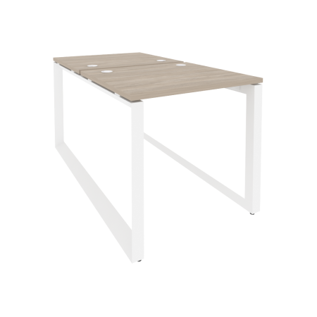 Рабочая станция на О-образном м/к Onix O.MO-D.RS-2.0.7 780x1475x750 (Дуб Аттик/Белый Металл)