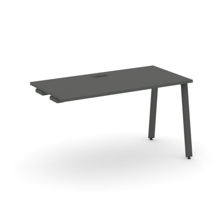 Стол-приставка к опорным элементам SN-6A.OPRS-013 (1380х700х750) (Антрацит/Металл Антрацит)
