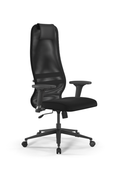 Кресло для руководителя Метта Sit 8 B1-8D - X1+UMF(X1) /Uh00/Wh00/D02P(M09.B11.G19.W02) (Черный)