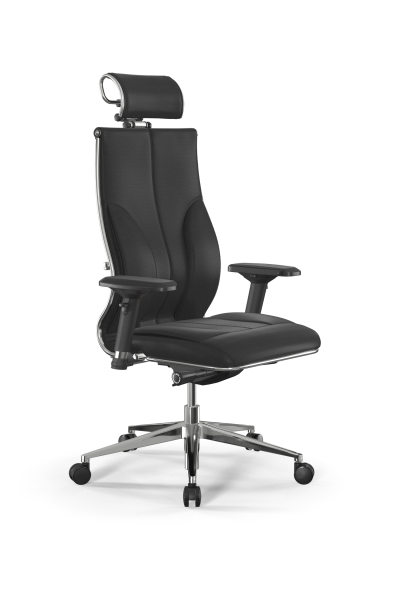 Кресло для руководителя Метта Samurai L2-11D - Infinity /Kc06/Wm06/D04P/H2cL-3D(M26.B32.G25.W03) (Черный)