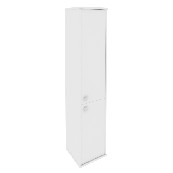 Шкаф высокий узкий, правый Style Л.СУ-1.3Пр 412x410x1980 (Белый)