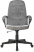Кресло руководителя CH 002 Fabric серый Light-19 крестов. пластик (Серый)