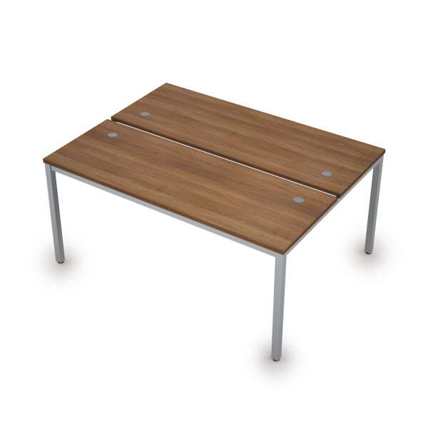 6МБ.264 Бенч-система на два рабочих места (1600x1235x750) (Шамони темный/Алюминий матовый)