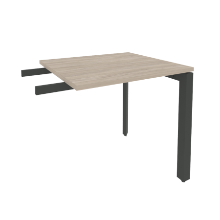 Брифинг-приставка на П-образном м/к Onix O.MP-BR-7 780x720x750 (Дуб Аттик/Черный металл)