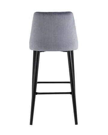 Стул барный Диего велюр серый (Стул барный Диего серый)