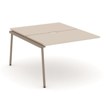 Двойной наборный элемент рабочей станциии ES.2.NRS-2-VK (1180х1500х750) (Капучино/Металл Латте)