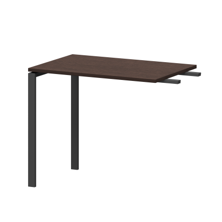 Бриф-приставка на металлокаркасе Арго-М АМ-090.60 900x600x760 (Дуб венге/Антрацит)