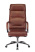 Кресло руководителя T-9927SL светло-коричневый Leather EiCHel кожа крестов. металл хром (Светло-коричневый)