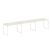 Рабочая станция Metal System Style БО.СМ-3.2 3600x720x750 (Дуб Наварра/Серый металл)