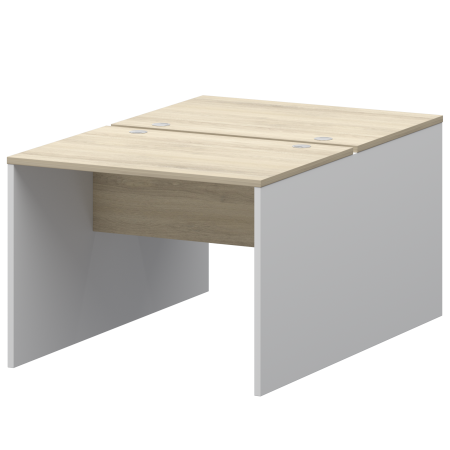 Бенч двойной Смарт СМСР25-2.10.73 1000x1496x750 (Белый/Кронберг)