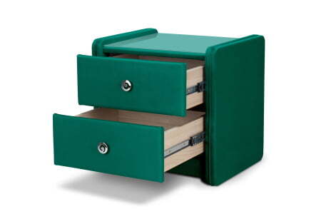 Тумба для спальни Lion (540x440x520) Изумрудный (Изумрудный)